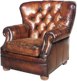 Carolina Custom Rugby Leather Chair