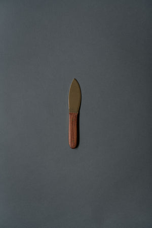 Cheese Knife made of Brass. Handmade by Lue Brass Japan
