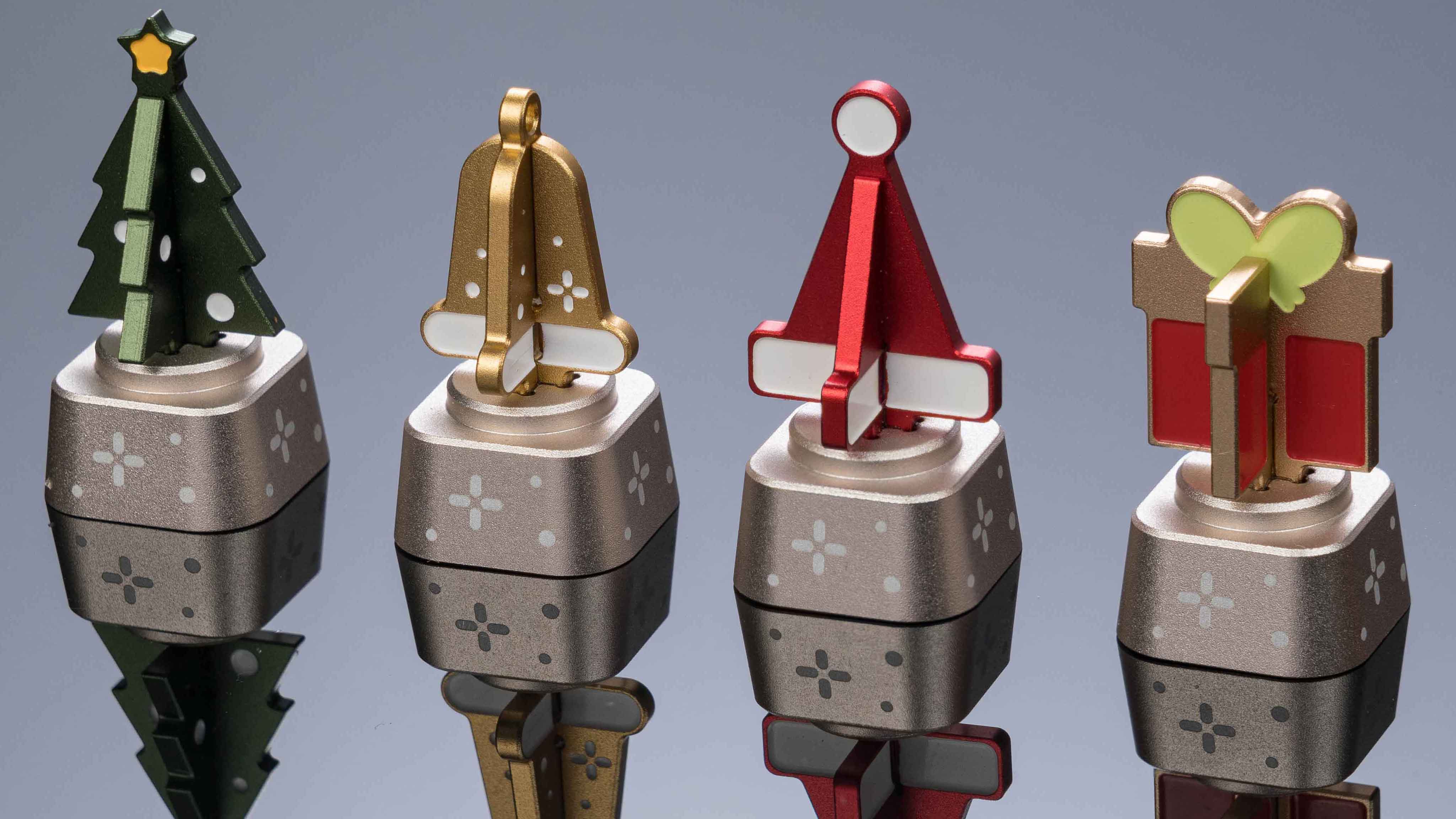 Christmas Aluminum Alloy Artisan Keycap