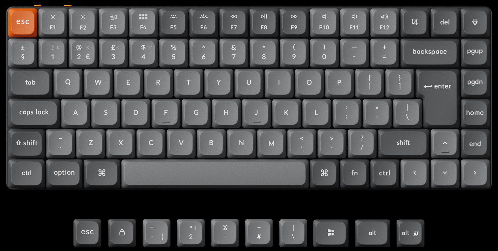 K3 Max UK-ISO Layout