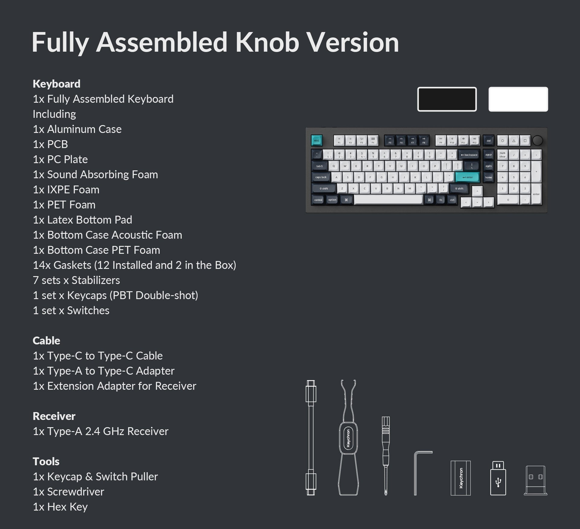 Keychron Q5 Max QMK/VIA Wireless Custom Mechanical Keyboard
