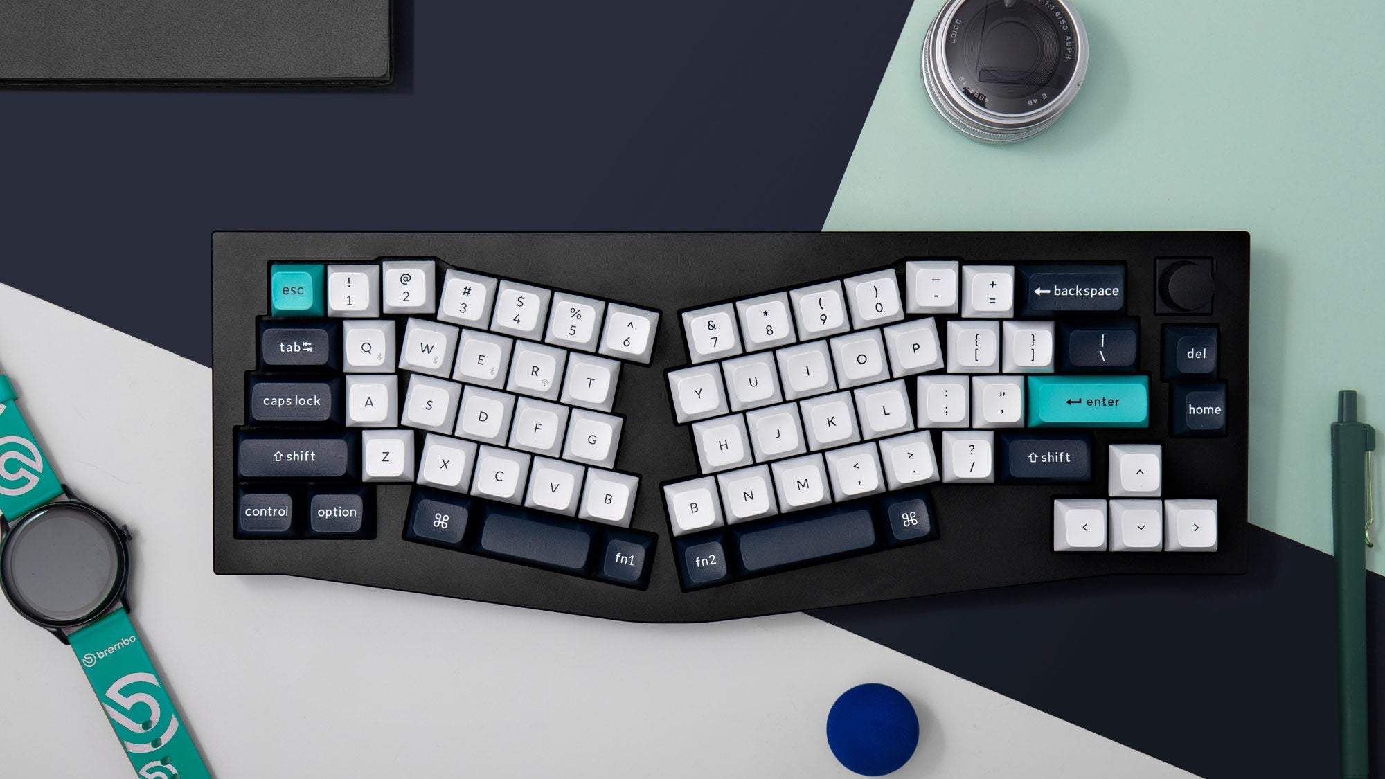 Suitable for All Devices of Keychron Q8 Max (Alice Layout) QMK/VIA Wireless Custom Mechanical Keyboard