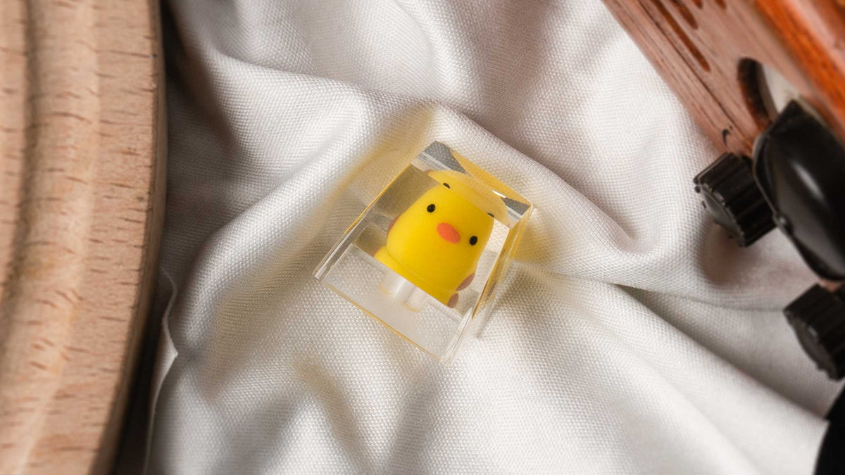 Yellow Duck Resin Artisan Keycap