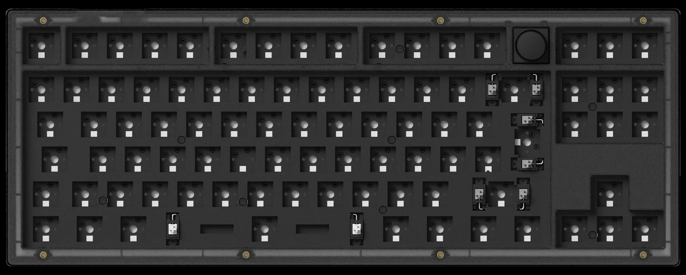 Barebone US layout of Keychron V4 Custom Mechanical Keyboard