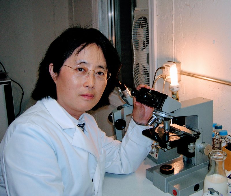 Dr. Renjie Chang in Lab