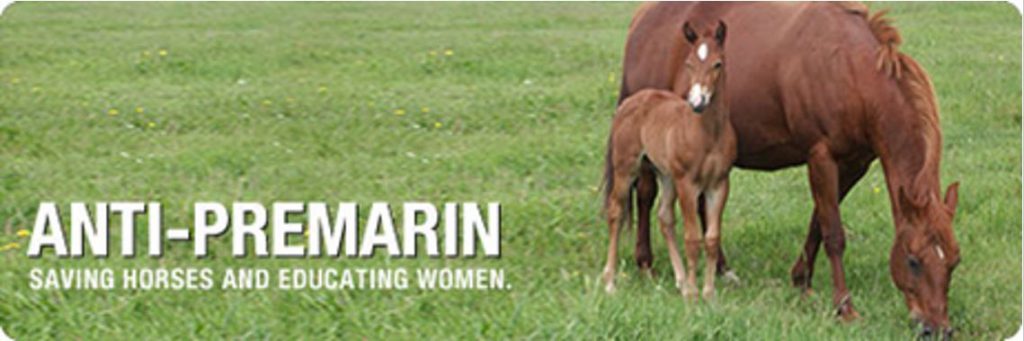 Premarin is pregnant horse urine
