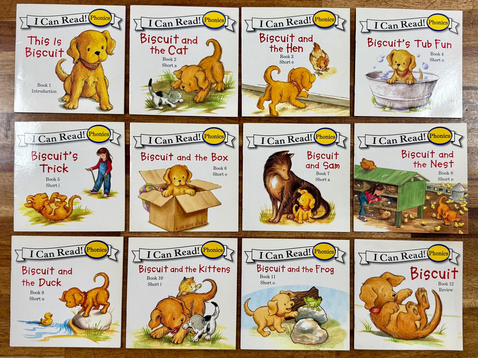 I Can Read! Phonics: Biscuit 12-Book Set (Short Vowel Readers)