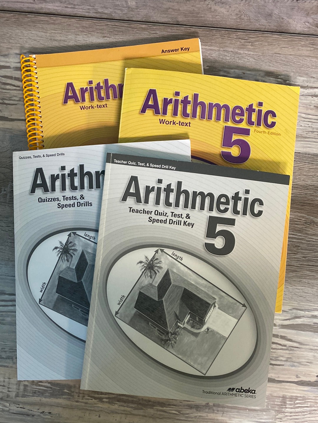 Abeka Arithmetic 5 4th Ed. Work-Text, Test and Keys