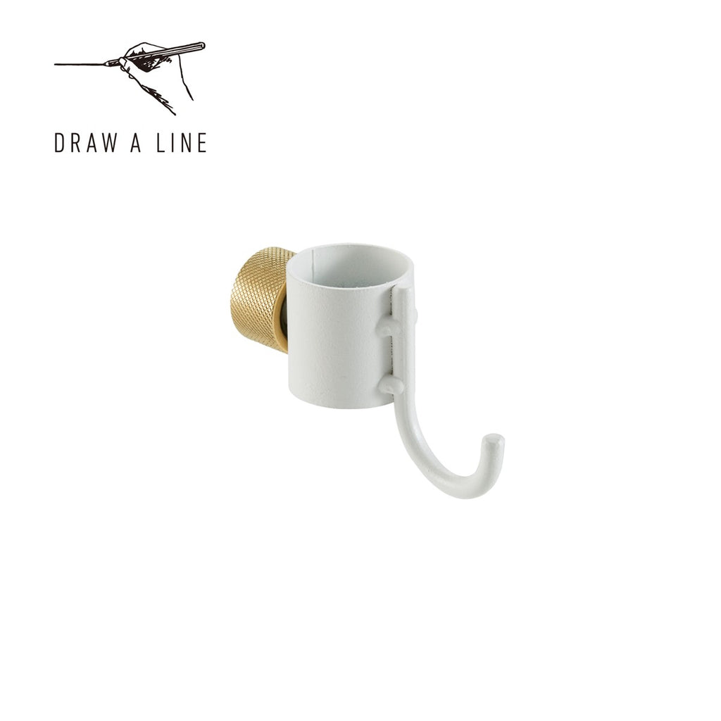 Draw a Line | Tension Rod C | 78.8 to 108.3 in | Vertical Mounting