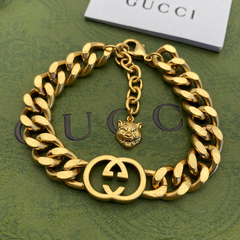 Gucci Men's Interlocking G Chain Bracelet