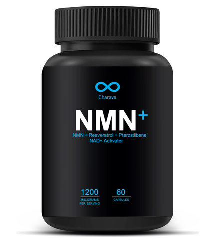 Charava NMN+, NMN, Resveratrol, Pterostilbene 