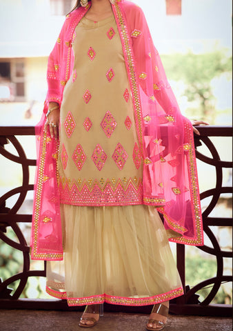 Retro Style with Sharara Suit