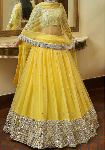 Yellow Lehenga Choli