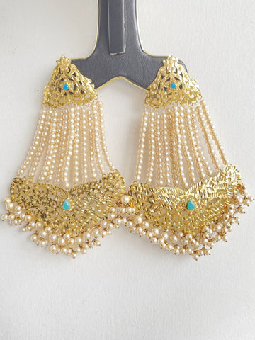 Pearl and Gold plated Earrings