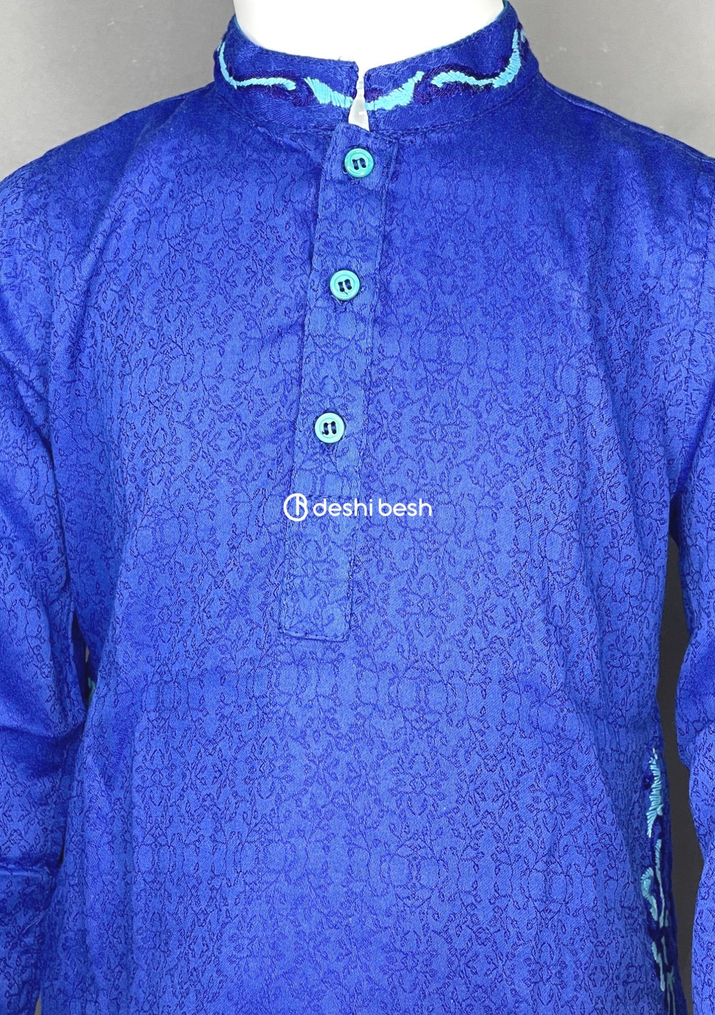 Aarong Embroidered Mixed Cotton Punjabi - db18911