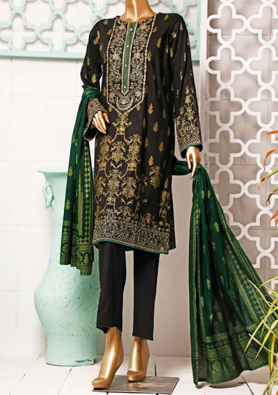Bin Saeed Embroidered 3 Pieces Ready Made Lawn Dress - db19117