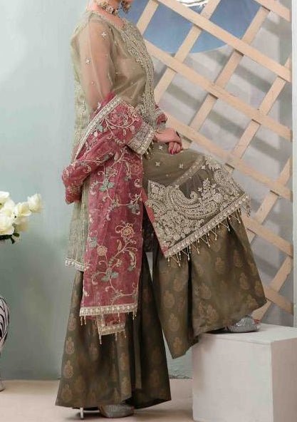 Tawakkal Tiara Luxury Pakistani Chiffon Dress - db18191