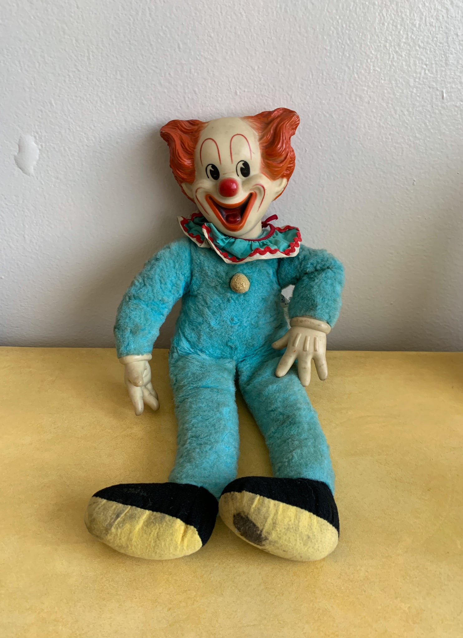 vintage stuffed clowns 1960s