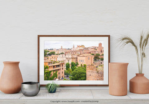 Rooftops of Rome Fine Art Photography Print