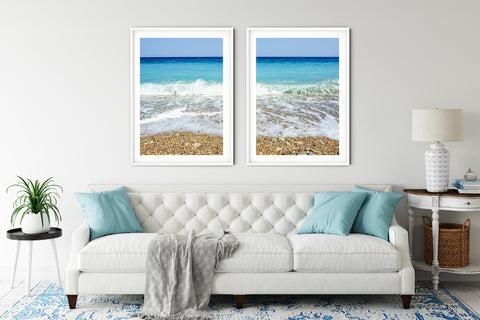 Beach Waves Fine Art Photography Print Set
