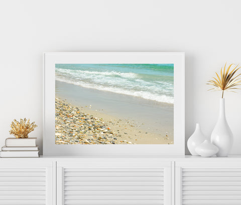 Beach waves fine art photography print