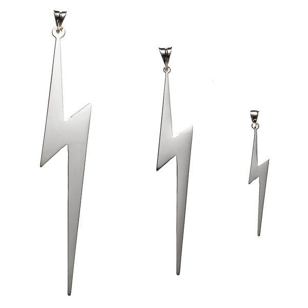 Lightning Bolt Necklace & Pendant Jewelry - White Trash Charm's Style