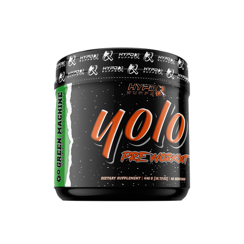 A 3D image of the HYPD Supps Yolo Dark Side Pre Workout