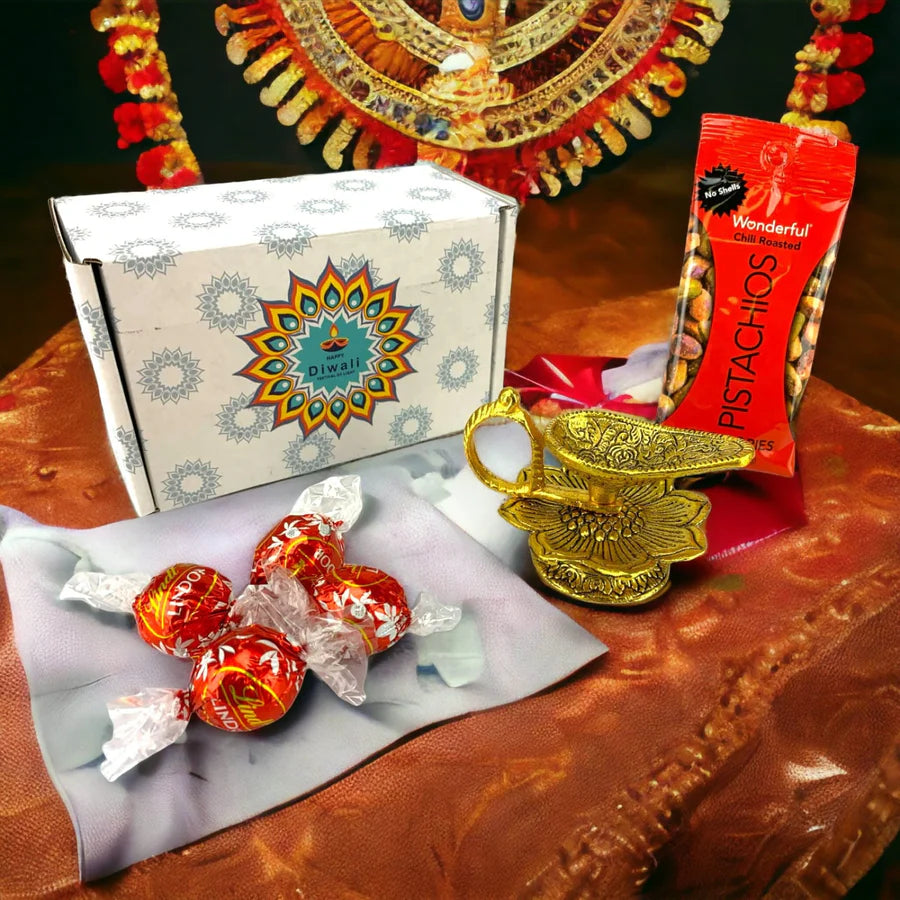 To express love during this festive season, personalized Diwali gift hampers filled with sweets or dry fruits make perfect gifts for family or friends.