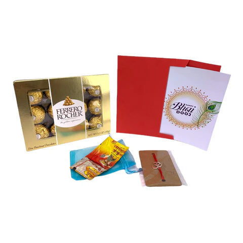 A popular gift during this festival is the chocolate bhai dooj rakhi with tika and roli, which symbolizes love and affection.