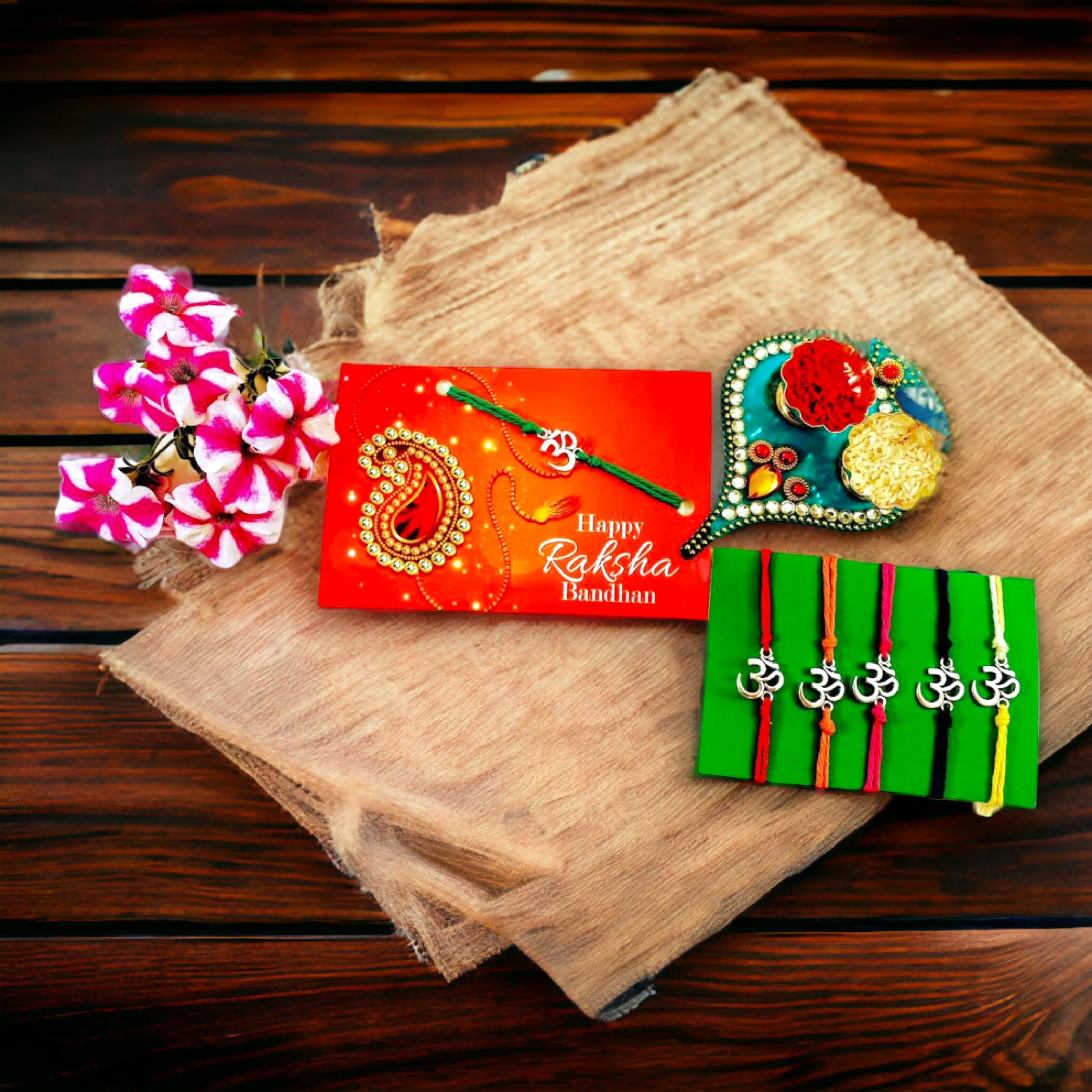 Raksha Bandhan. Hindu Holiday. Indian Celebration. Bracelet with Flower.  Text in Hindi - Raksha Bandhan. Grunge Background Stock Illustration -  Illustration of hinduism, design: 120034635