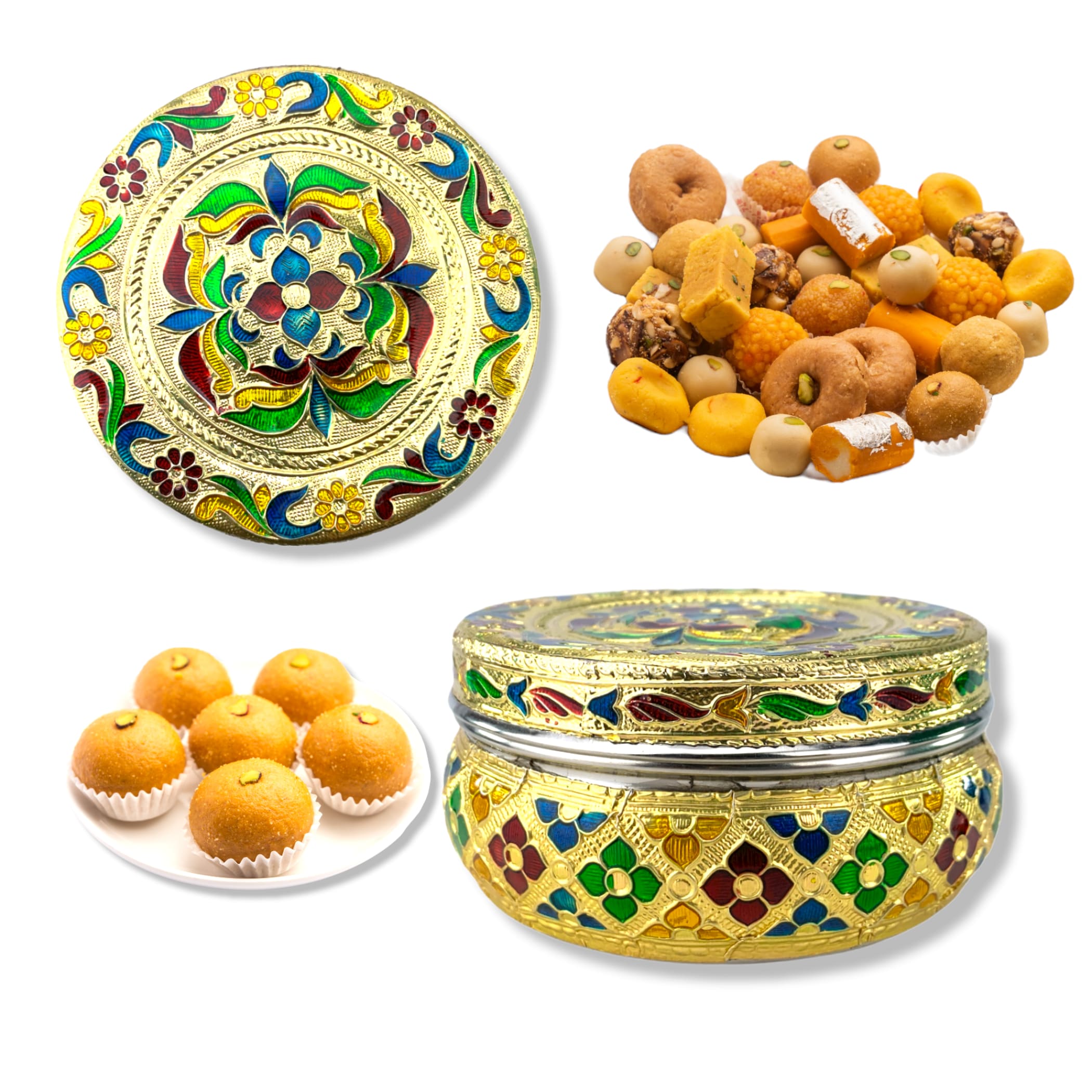 3 Pc Lot Indian Sweet Boxes, Indian Wedding Gift Box, Mehendi Favors,  Shagun Box | eBay