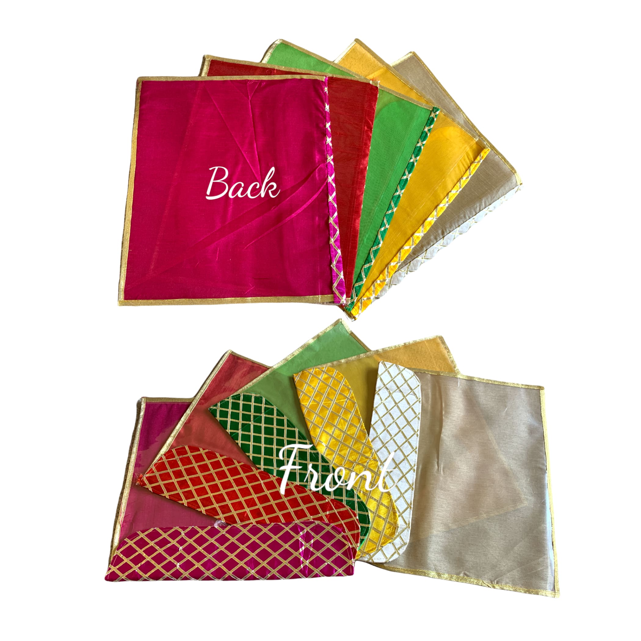 Buy 5 assorted gotta patti saree bags lehnga cover clothes covers organizer