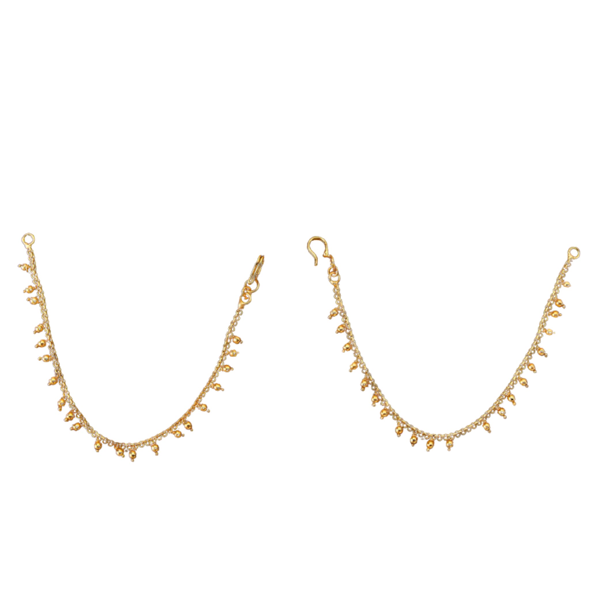 Buy MONKDECOR Stylish Latkan Chain Earrings For Girls & Women (Chain-Firozi)  Online at Best Prices in India - JioMart.