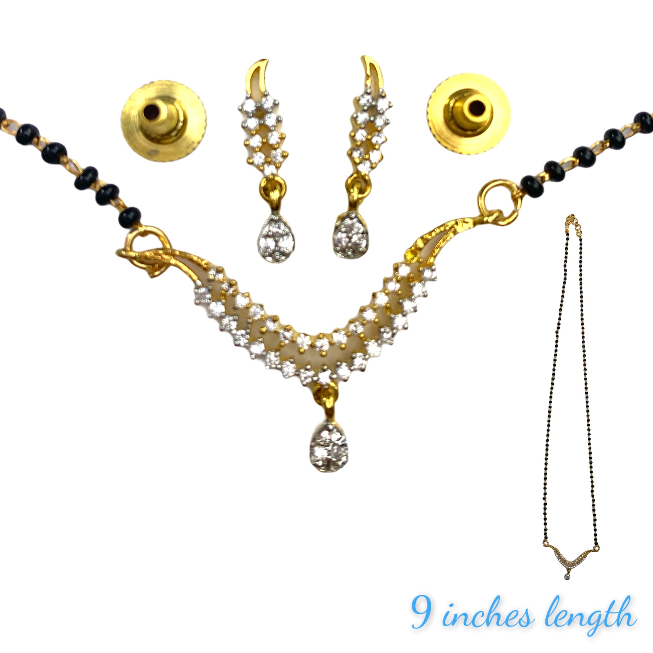 Embrace Elegance with the Latest 2023 Mangalsutra Collection and Matching  Earrings