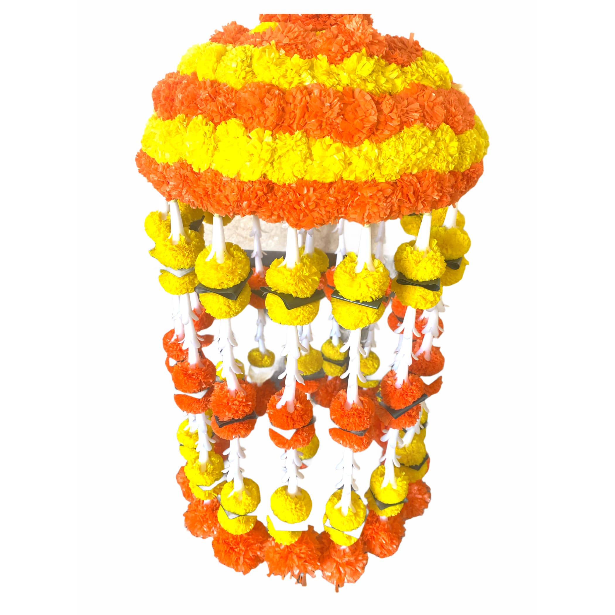 Buy marigold strings and jhoomar decor with strings mehndi ...