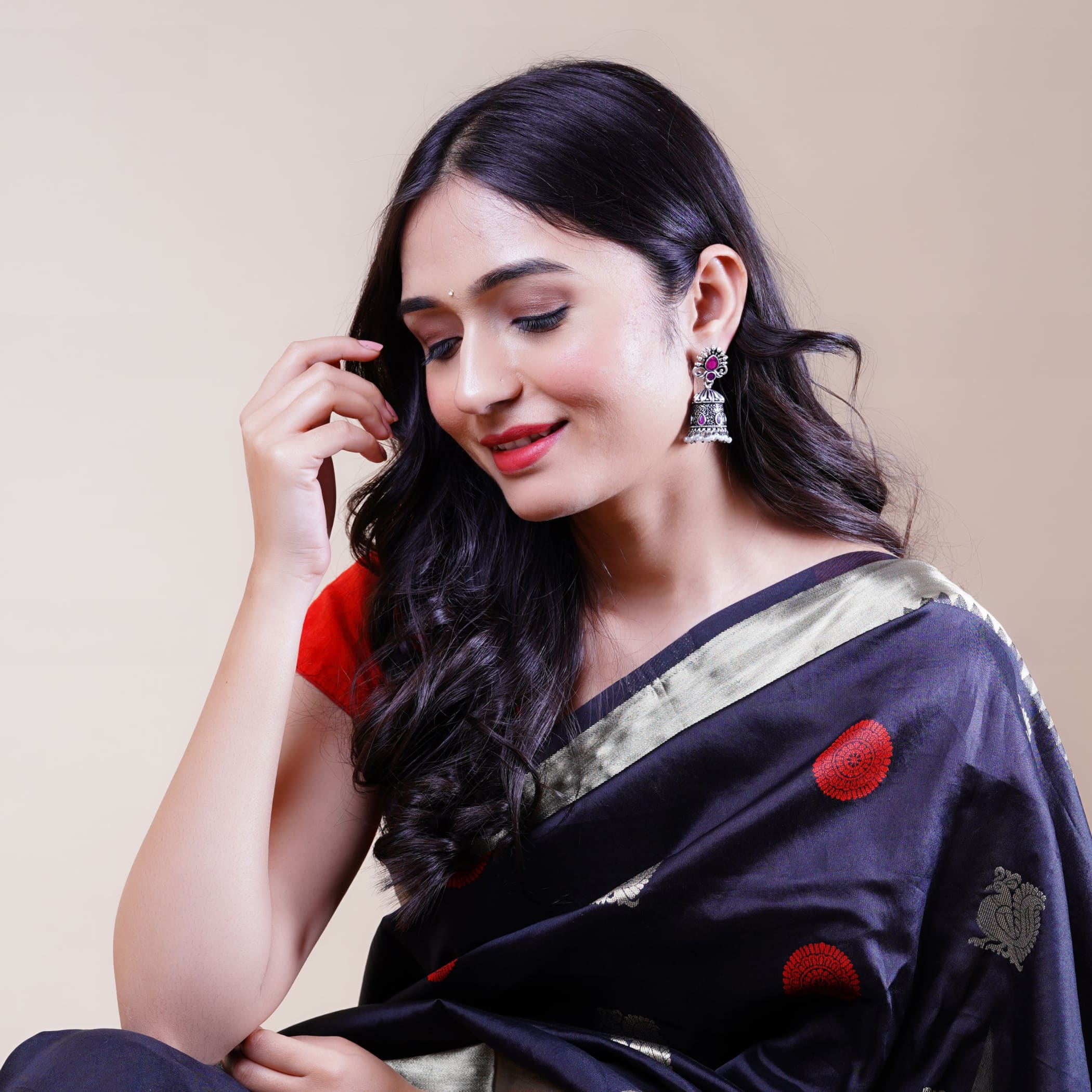 Go Sexy Go Black - Buy Black Sarees, Black Clutches with Black Earrings  Scrapbook Look by Asmi