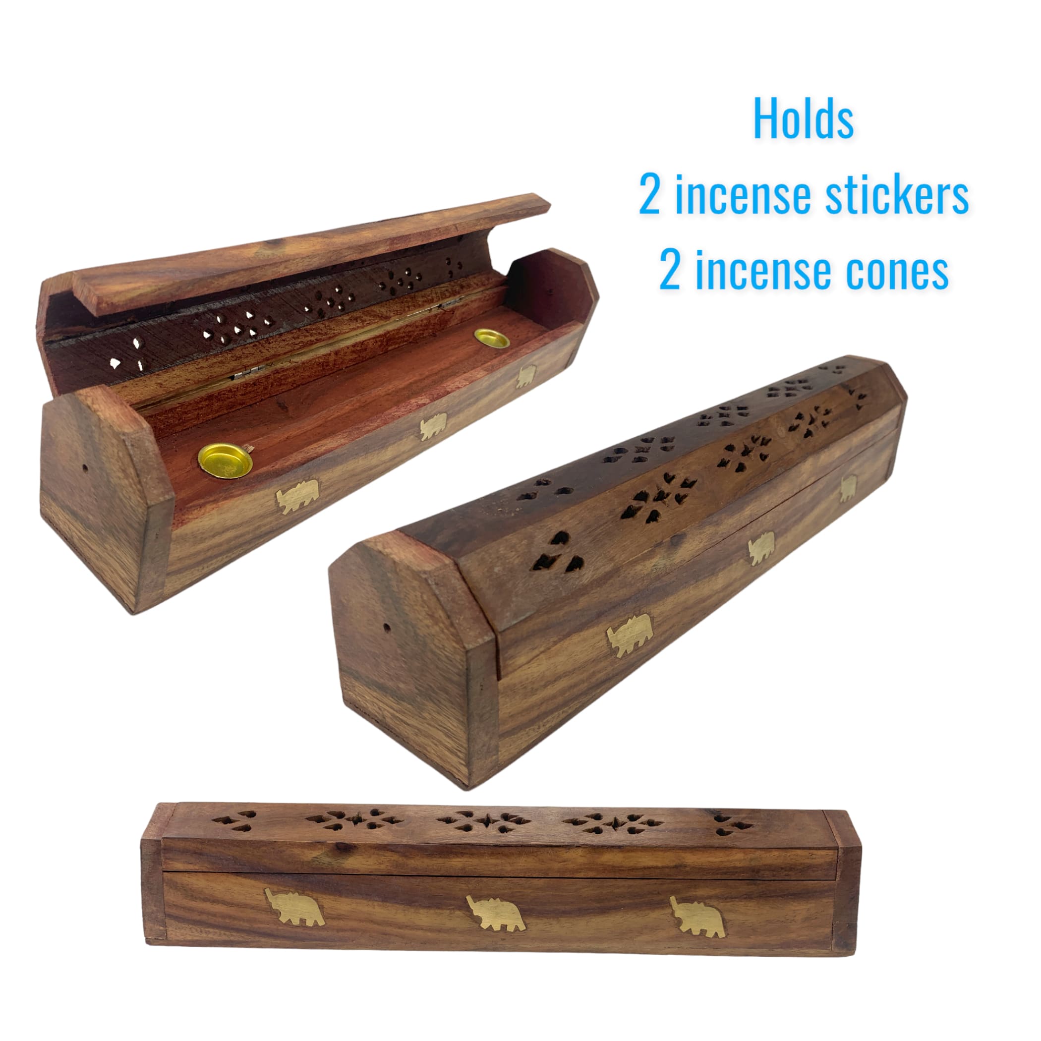 Incense Holder For ConeTraditional Incense Burner Wooden Incense Storage  Holder Incense Stick Holder