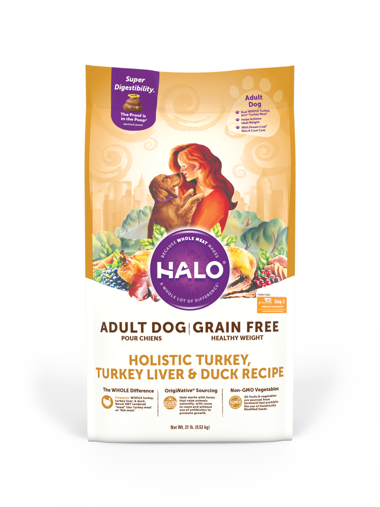 halo turkey dog food