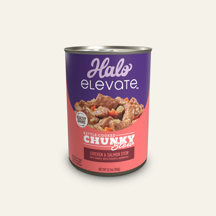 halo canned dog food