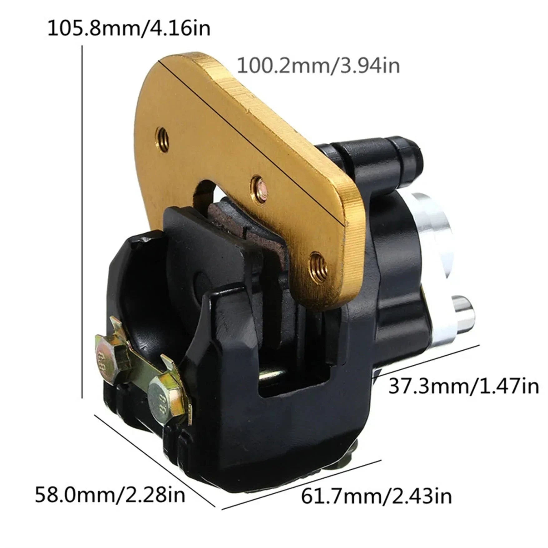 labwork Rear Brake Caliper for Honda SPORTRAX 400 TRX400EX 2005-2014 with Pads