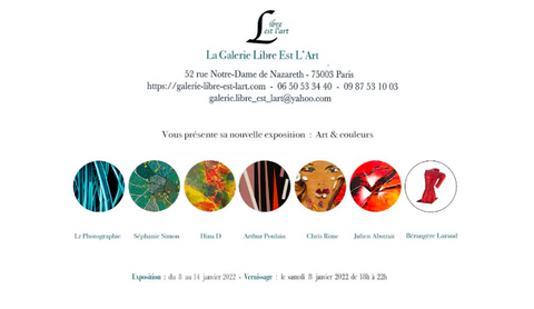 Exposition Julien Abstrait Galerie Libre Est l'art