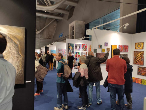 Exposition Julien Abstrait salon Art3f Mulhouse 2023