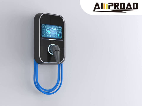 wall-mounted  EV charger