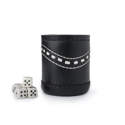 Leather Dice Cup, Dice Cup, Brown Dice Cup