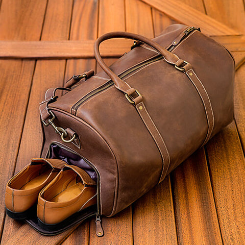 Leather Duffel Bag