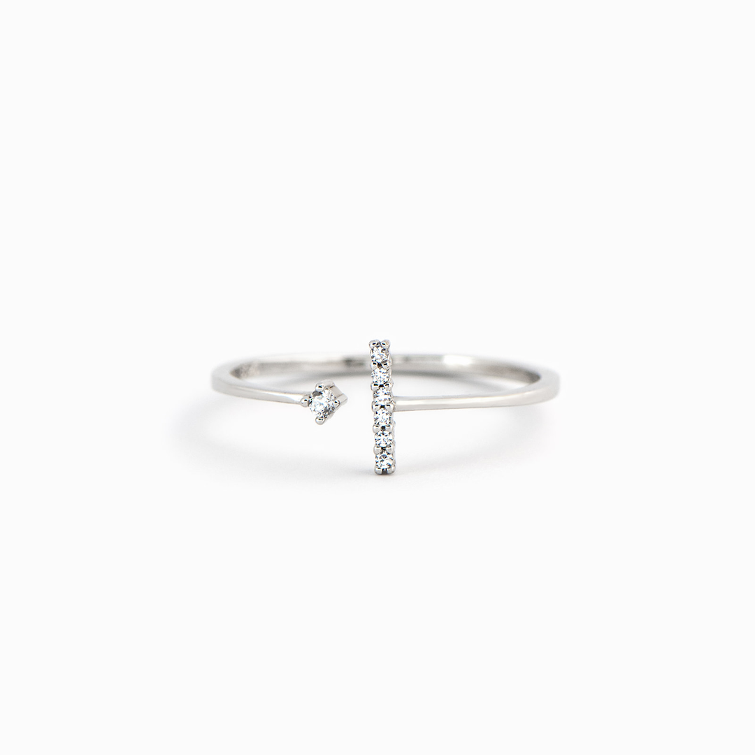 Dandelion Wrap Ring - Sterling Silver Ring
