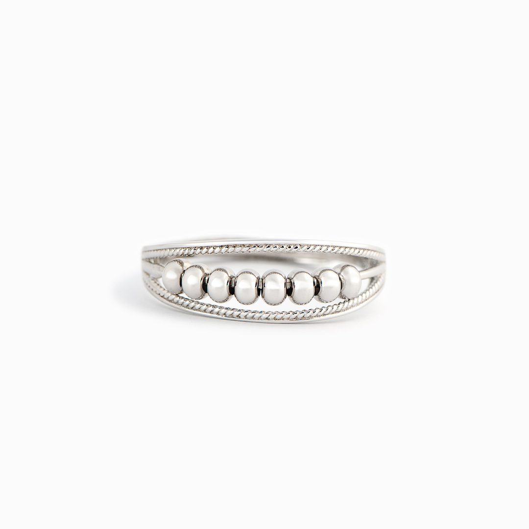 Fidget Beads Ring – Risa Jewelers