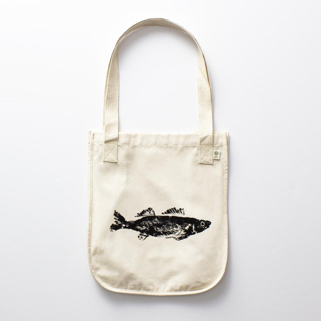 Walleye Fish Print - Market Tote Bag - Natural – lagom mpls