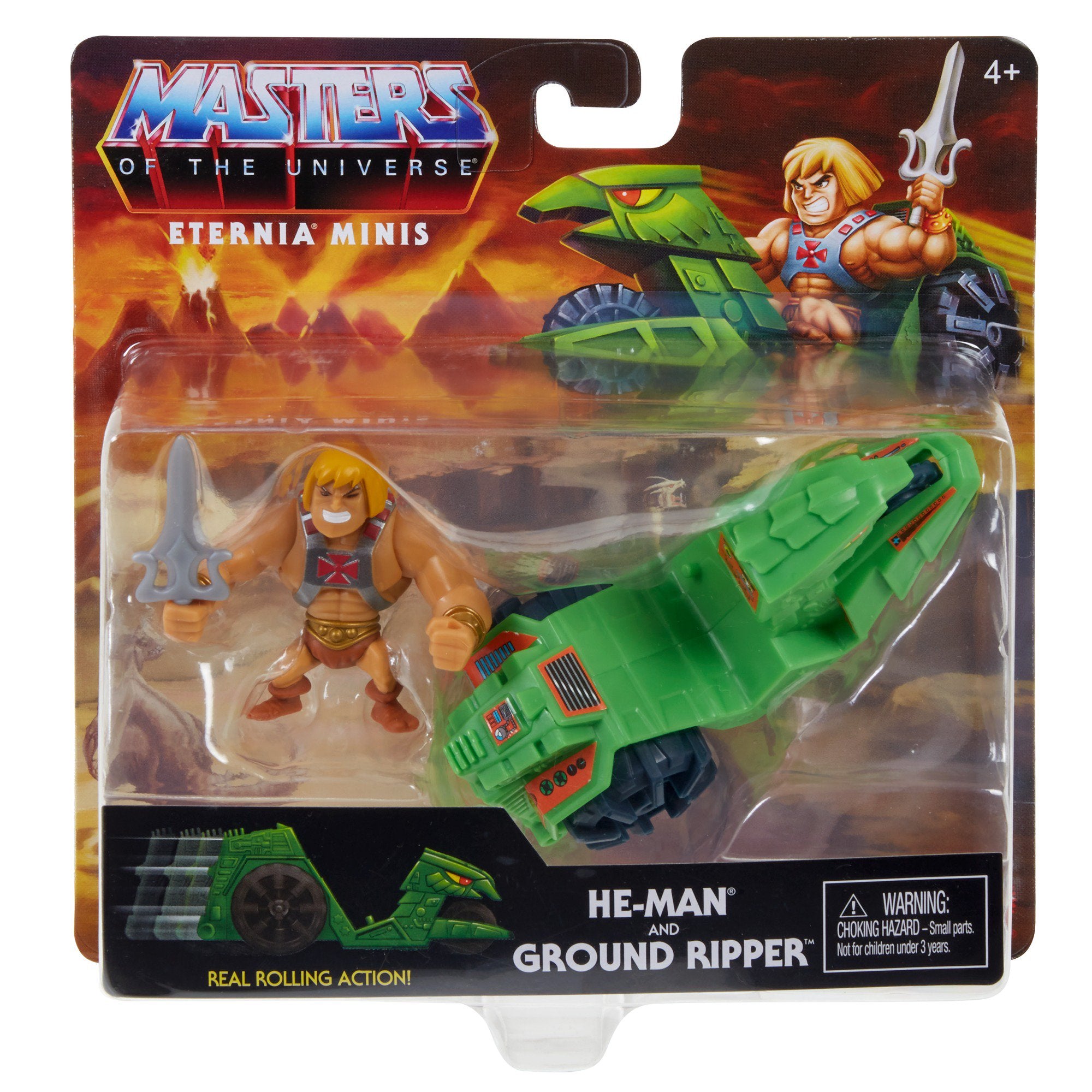 Masters Of The Universe Eternia Minis He-Man & Ground Ripper Pack