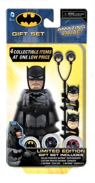 Batman Scalers, Hub Snaps, Body Knocker, Earbuds Gift Set – Zerg Toys and  Collectables